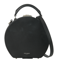 Mica Box Bag, Leather, Black, 516558, S, 2*